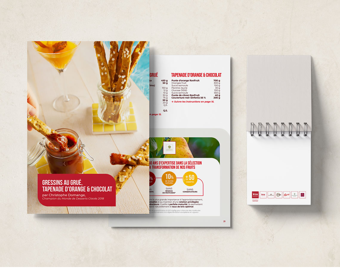 Pages intérieures au format recto verso détachable pour les Masterclass.