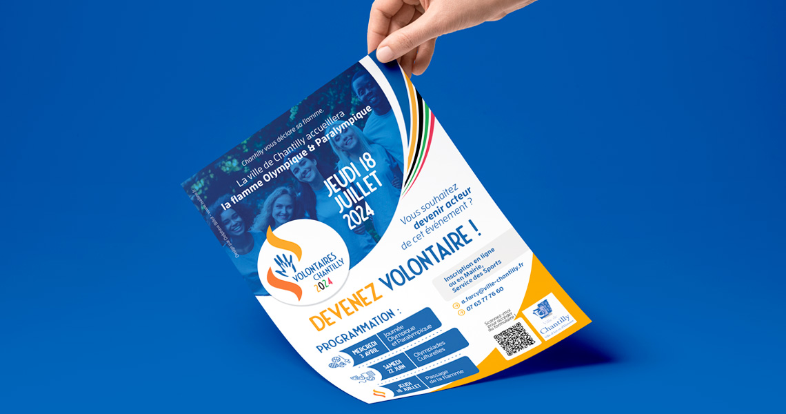 Affiche Chantilly promotionnelle au format A3