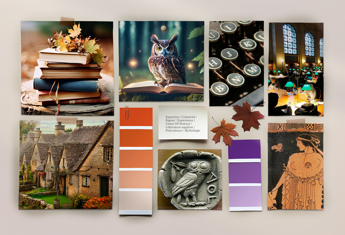 Moodboard de l'identité visuelle