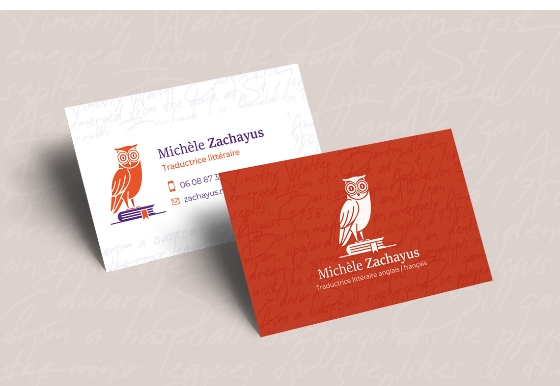 Carte de visite recto verso